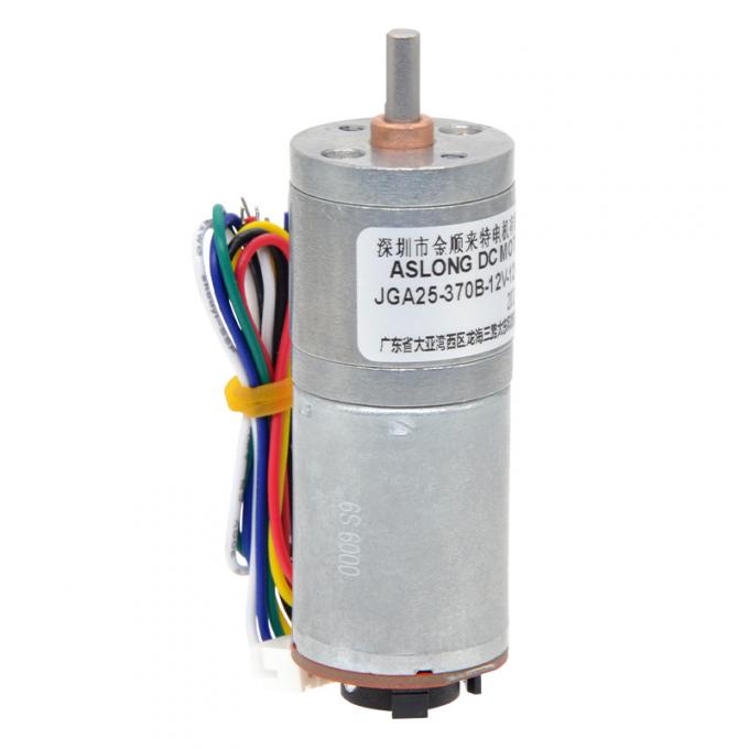 6v 12v 25mm motor de engranajes de corriente continua cepillado JGA25-370B motor de engranajes de corriente continua cepillado de 25mm 18