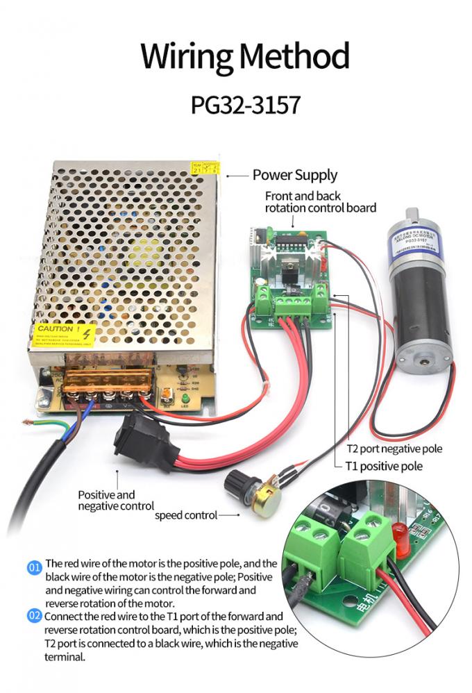 12V/24V PG32-3157 Micro motor de engranaje planetario cepillado 24V motor de engranaje planetario de corriente continua 14