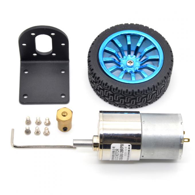 Motor de alta torsión de reducción de micro engranajes de 37 mm con motor de corriente continua cepillado ZGB37-3530 5