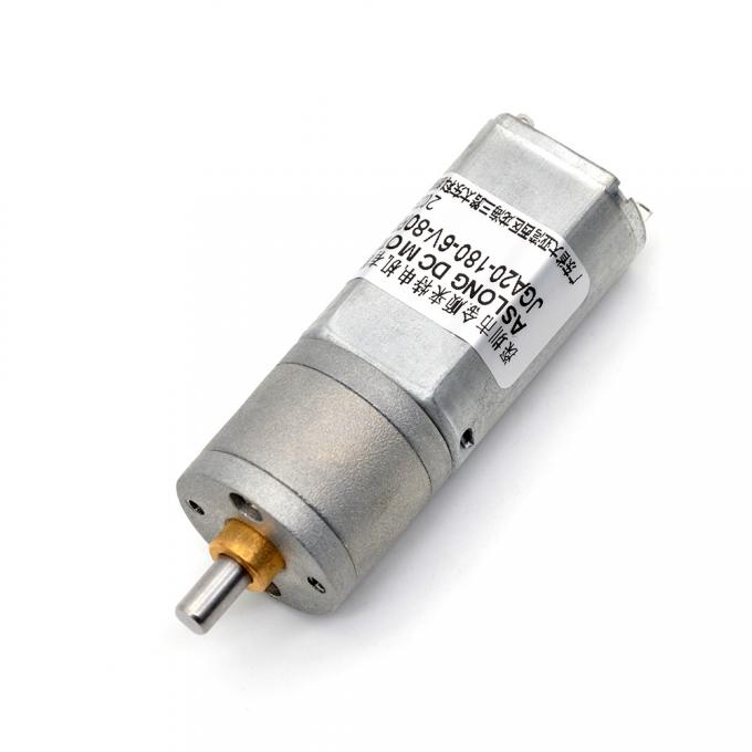 Micro motor de reducción de 12 V de CC JGA20-180 Micro motor de reducción de CC con imán permanente de baja velocidad 11
