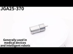 El pequeño metal puro DC del motor JGA25-370 6/12/24 V 7.5-1931RPPM de ASLONG cepilló el motor de reducción