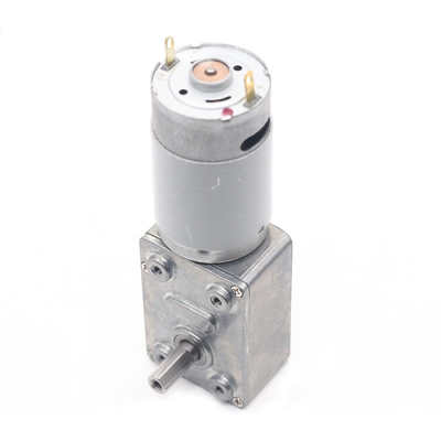 ASLONG JGY-395 12V / 24V 46 * 32MM DC Motor de reducción de gusano de turbina Motor de bloqueo automático Motor de engranaje de gusano