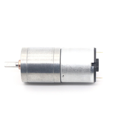 Mini Micro Bajo Ruido 12v JGA25-340 12V 77RPM 1:103 con engranaje de metal de baja velocidad de alto par