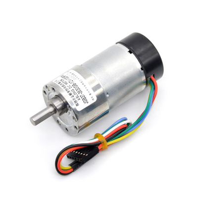 eje excéntrico del alto del esfuerzo de torsión de 37m m 12v 24v 1600Rpm motor del engranaje con el codificador
