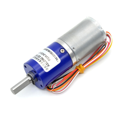 Motor de reducción sin escobillas de engranajes planetarios de 12 V DC PG24-2430 Motor de engranajes planetarios de 24 mm DC
