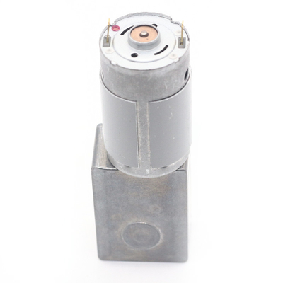 ASLONG JGY-395 12V / 24V 46 * 32MM DC Motor de reducción de gusano de turbina Motor de bloqueo automático Motor de engranaje de gusano