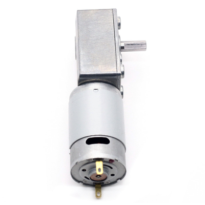 ASLONG JGY-395 12V / 24V 46 * 32MM DC Motor de reducción de gusano de turbina Motor de bloqueo automático Motor de engranaje de gusano