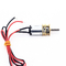 ASLONG JGA12-N20 Eje roscado personalizado con alambre de plomo 6V 10-1500RPM Micro motor de reducción de corriente continua motor de corriente continua cepillado