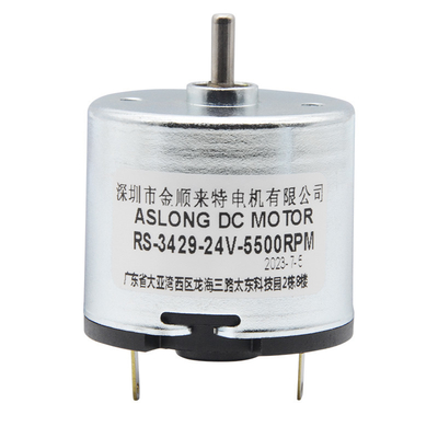 Motor de larga duración de alto par con cepillo de carbono RS-3429 Mini 12V motores de engranaje DC Dc 24v motor con caja de engranajes