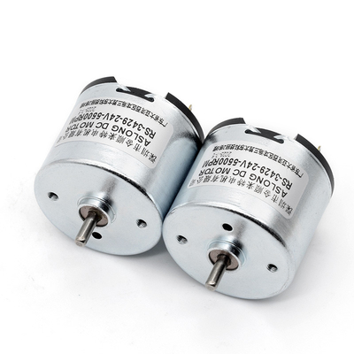 Motor de larga duración de alto par con cepillo de carbono RS-3429 Mini 12V motores de engranaje DC Dc 24v motor con caja de engranajes
