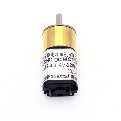 Motor de 6v de corriente continua JGA16-030 6V 32RPM 1:244 Motor de 6v de corriente continua cepillado