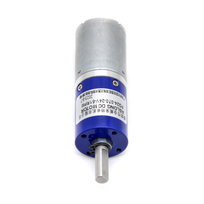 Motor de reducción de engranajes de metal planetario de alto par PG24-370 24 mm 24 V DC Motor de engranajes planetarios