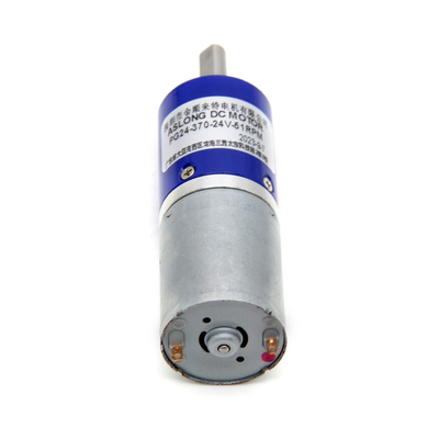 Motor de reducción de engranajes de metal planetario de alto par PG24-370 24 mm 24 V DC Motor de engranajes planetarios