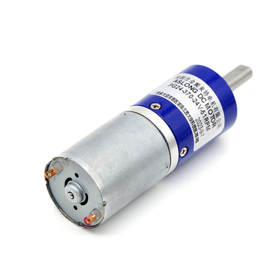 Motor de reducción de engranajes de metal planetario de alto par PG24-370 24 mm 24 V DC Motor de engranajes planetarios