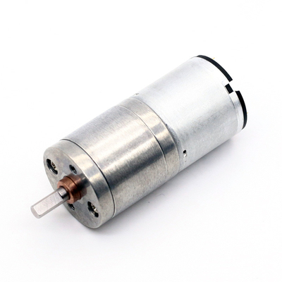 Mini Micro Bajo Ruido 12v JGA25-340 12V 77RPM 1:103 con engranaje de metal de baja velocidad de alto par