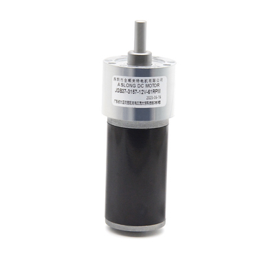 Caja de engranajes Mini pequeño 37-555 Motor JGB37-3157 24V 48RPM 1:168 Dc Motor de engranajes 37mm