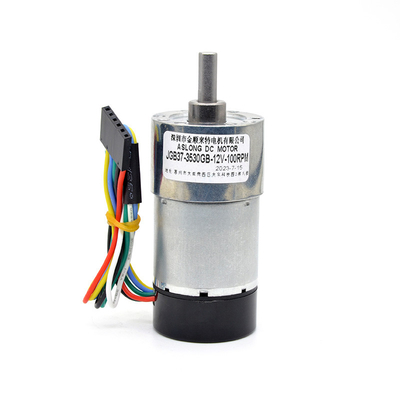 eje excéntrico del alto del esfuerzo de torsión de 37m m 12v 24v 1600Rpm motor del engranaje con el codificador