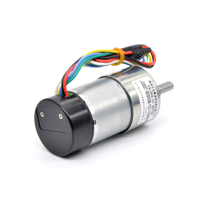 eje excéntrico del alto del esfuerzo de torsión de 37m m 12v 24v 1600Rpm motor del engranaje con el codificador