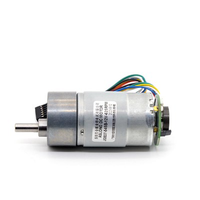 2000 esfuerzos de torsión 24V DC del motor del engranaje de reducción de velocidad del metal de la RPM altos con el codificador