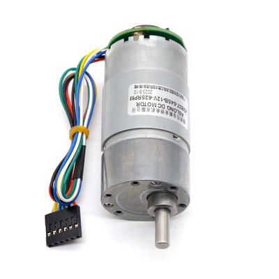 2000 esfuerzos de torsión 24V DC del motor del engranaje de reducción de velocidad del metal de la RPM altos con el codificador