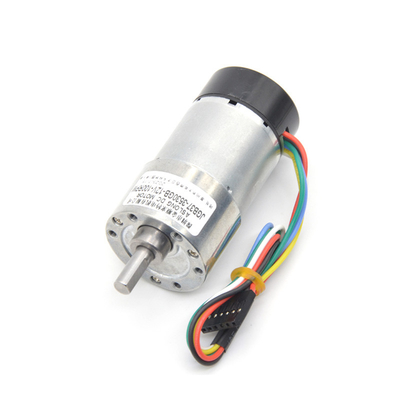 Motor excéntrico 1600rpm 37m m Hall Encoder Cap Protective del engranaje axial del alto esfuerzo de torsión