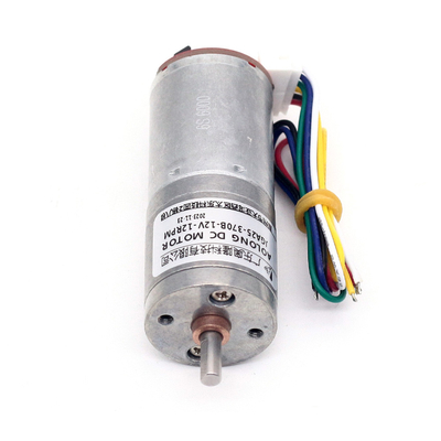 JGA25-370B Motor de engranaje de corriente continua pequeño de gran par 1360 rpm con codificador de tacómetro