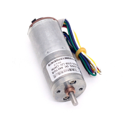 JGA25-370B Motor de engranaje de corriente continua pequeño de gran par 1360 rpm con codificador de tacómetro