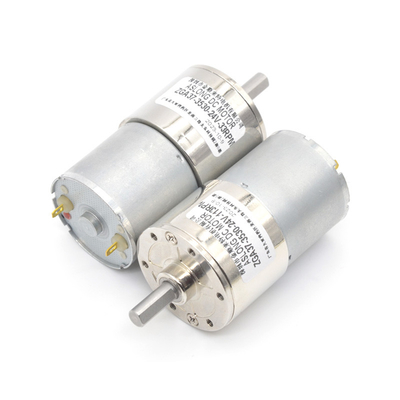 Mini motor de engranajes CC 37mm ZGA37-3530 12V 24V caja de cambios de salida central motor de baja velocidad