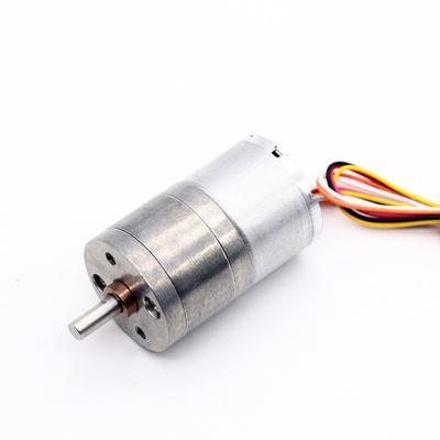 24V motor de engranaje de cepillado JGA25-2418 motor de cepillado eléctrico de 25 mm