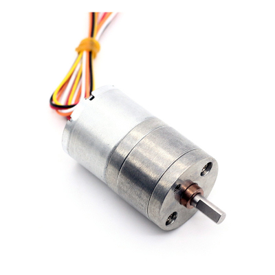 24V motor de engranaje de cepillado JGA25-2418 motor de cepillado eléctrico de 25 mm