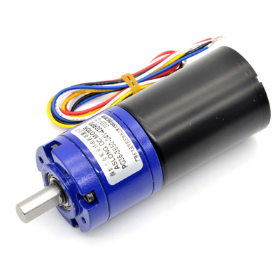 24V 8/1600RPM Motor de engranajes planetarios DC sin escobillas 36mm PG36-3650 Imán permanente 12V/24V Motor de engranajes DC