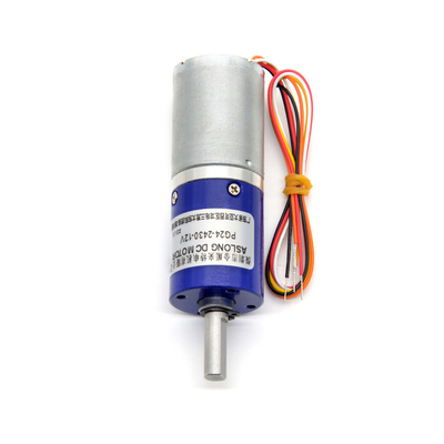 Motor de reducción sin escobillas de engranajes planetarios de 12 V DC PG24-2430 Motor de engranajes planetarios de 24 mm DC