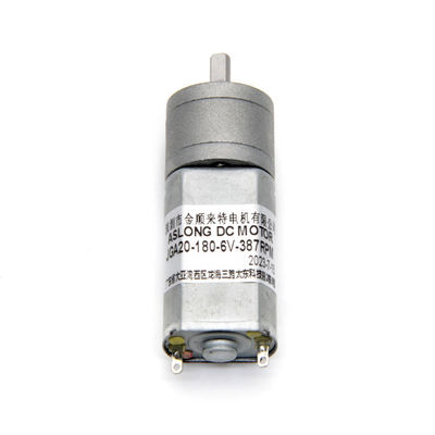 Micro motor de reducción de 12 V de CC JGA20-180 Micro motor de reducción de CC con imán permanente de baja velocidad