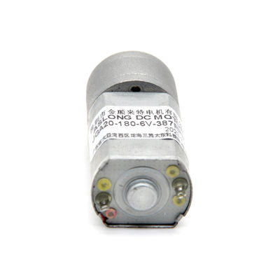 Micro motor de reducción de 12 V de CC JGA20-180 Micro motor de reducción de CC con imán permanente de baja velocidad