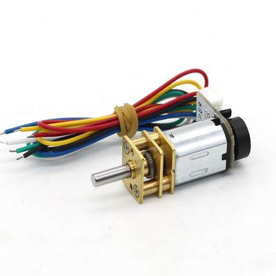 JGA12-N20 Mini motor de caja de engranajes de CC con codificador motor de CC de 12V N20 de alto par