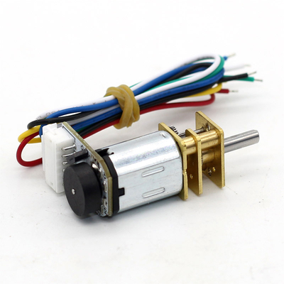 JGA12-N20 Mini motor de caja de engranajes de CC con codificador motor de CC de 12V N20 de alto par